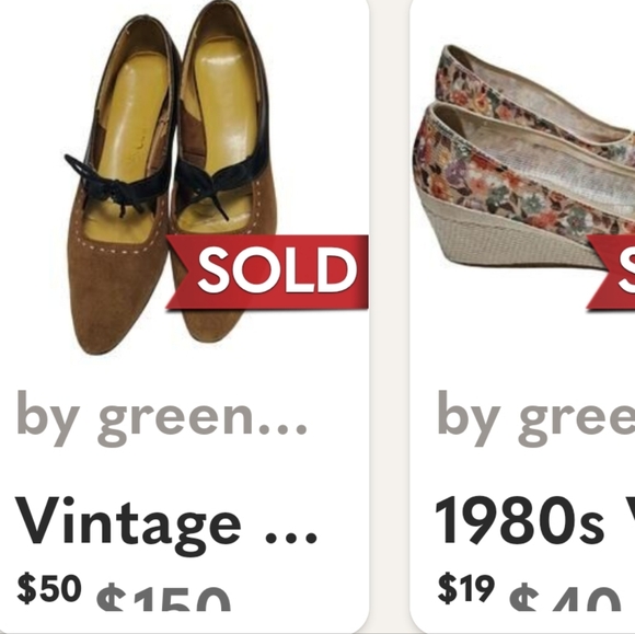 FINAL$ 10 Velvet Maryjane Block Heels Just Stored Not Worn - Picture 12 of 12